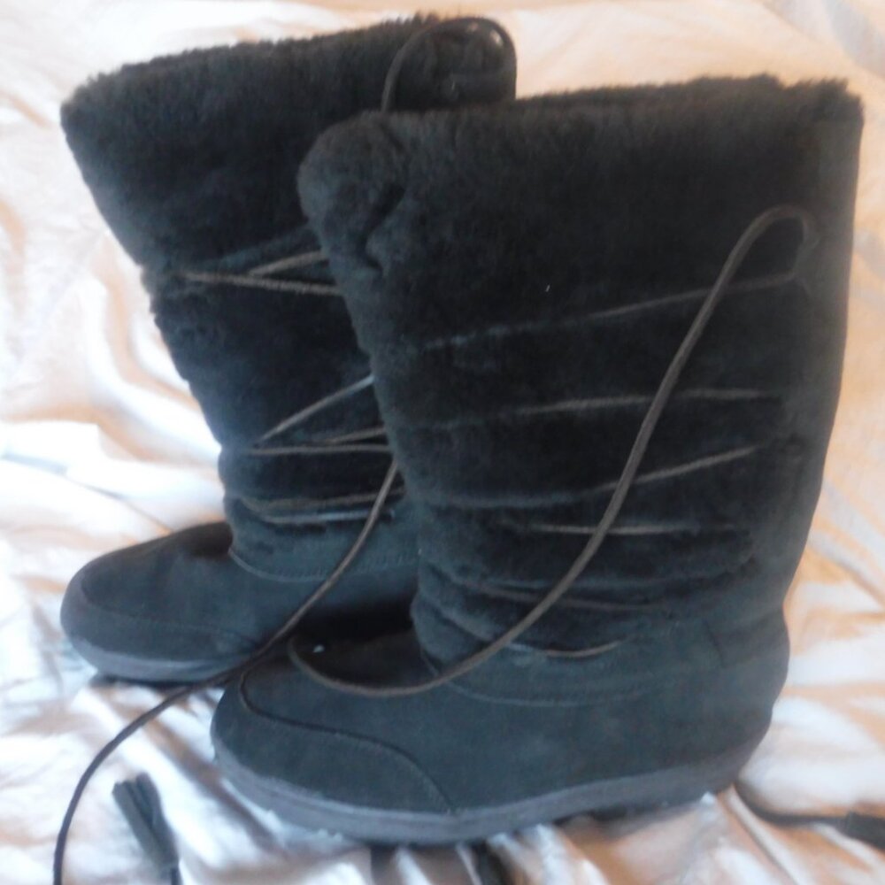 J Crew Womens Brown Winter Boots Womens size 7 Pre Owned